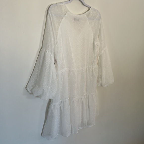 NWT Vince Camuto Clip Dot Sheer Dress - Picture 5 of 7